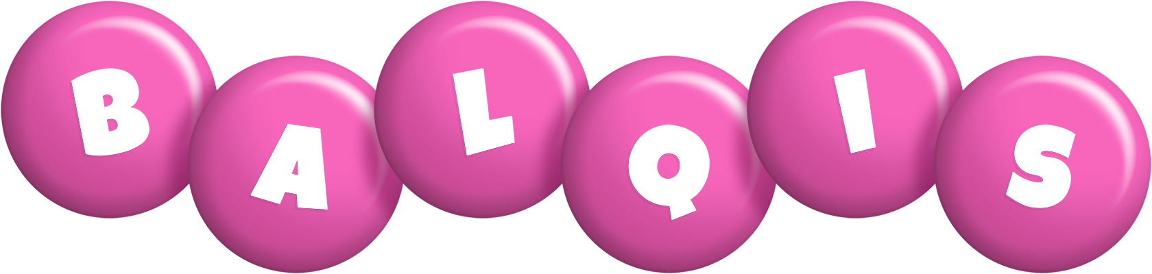Balqis candy-pink logo