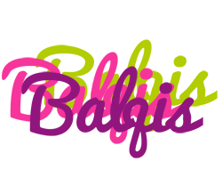 Balqis flowers logo