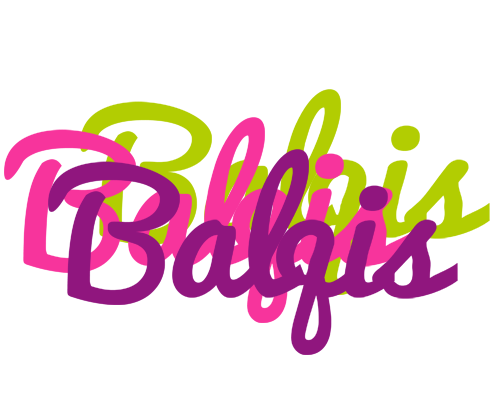 Balqis flowers logo
