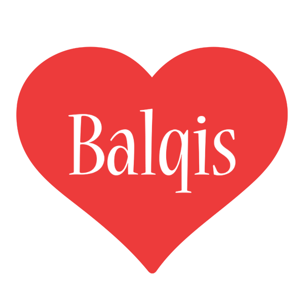 Balqis love logo
