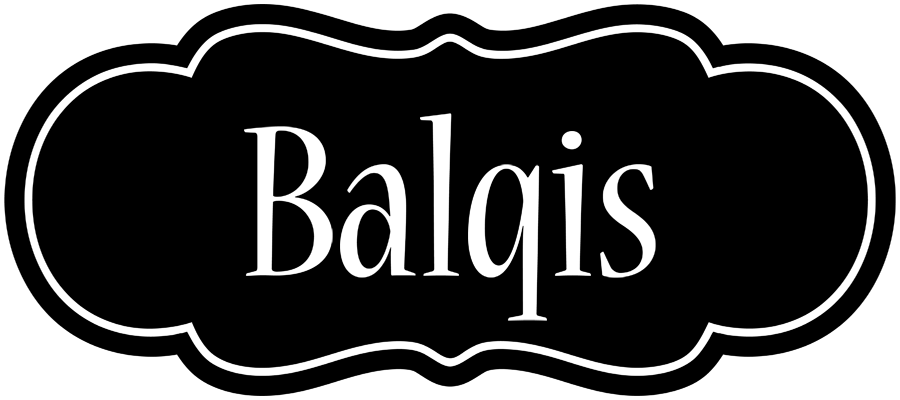Balqis welcome logo