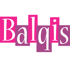 Balqis whine logo