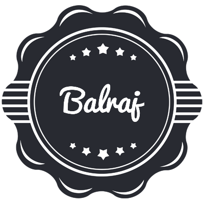 Balraj badge logo