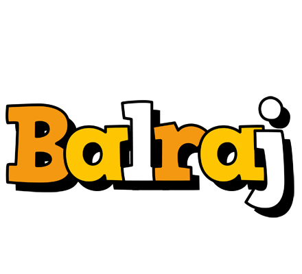 Balraj cartoon logo