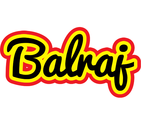 Balraj flaming logo