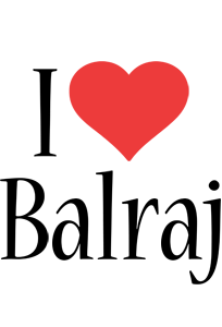 Balraj i-love logo