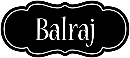 Balraj welcome logo