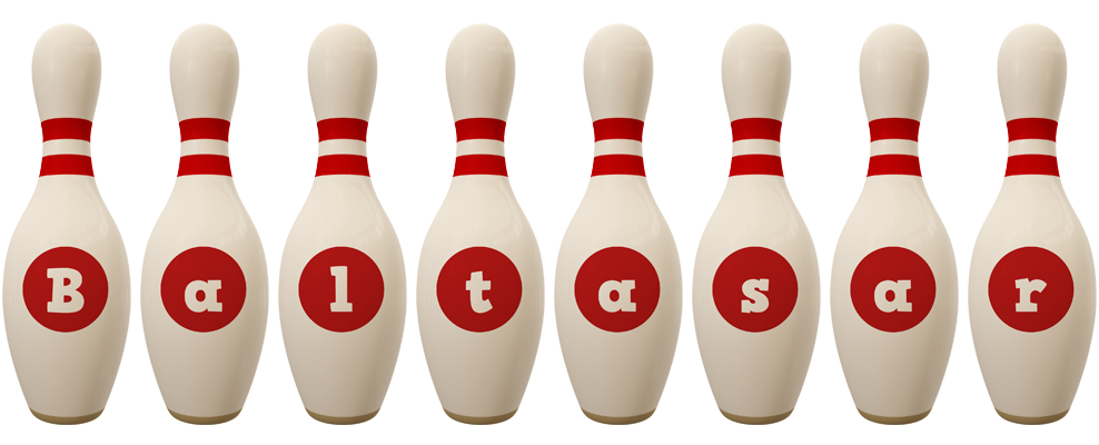 Baltasar bowling-pin logo