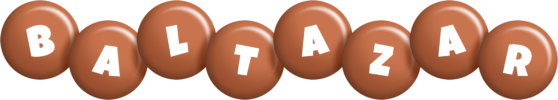 Baltazar candy-brown logo