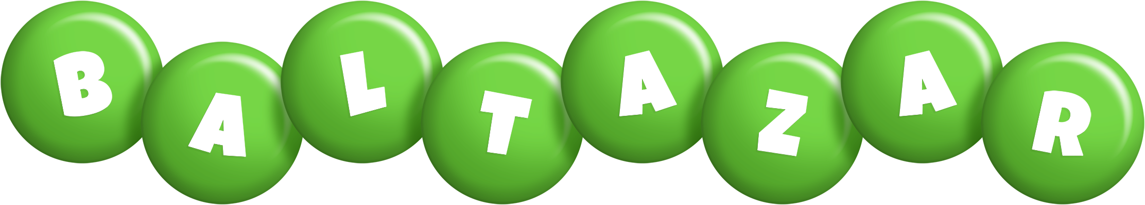Baltazar candy-green logo
