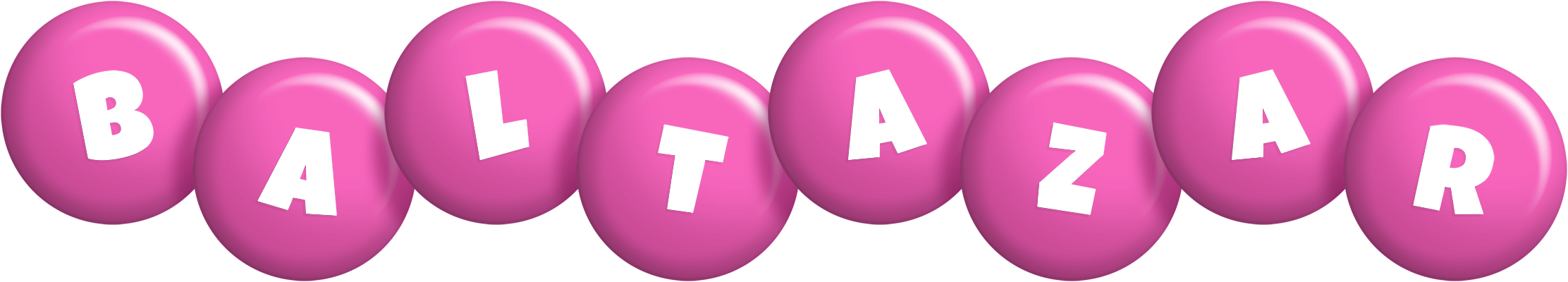 Baltazar candy-pink logo