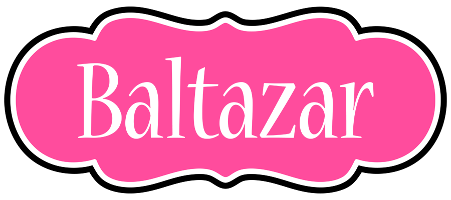 Baltazar invitation logo
