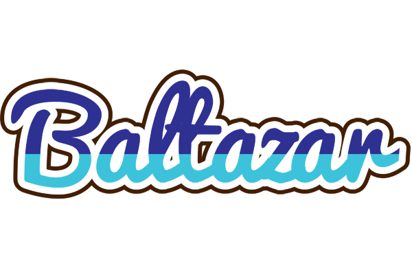 Baltazar raining logo