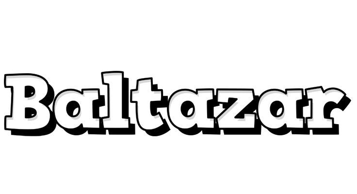 Baltazar snowing logo