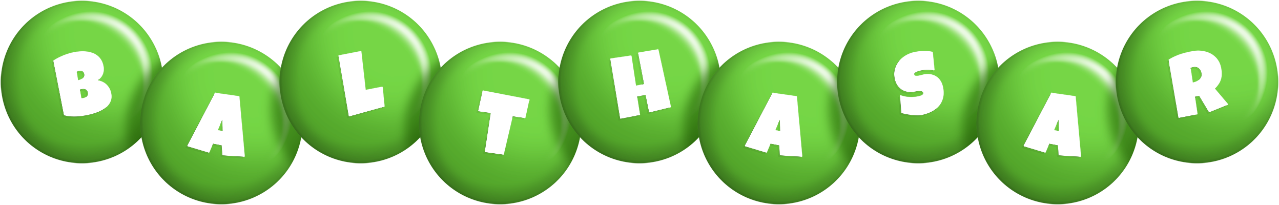 Balthasar candy-green logo