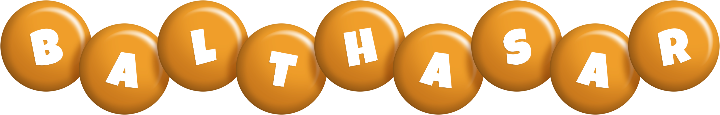 Balthasar candy-orange logo