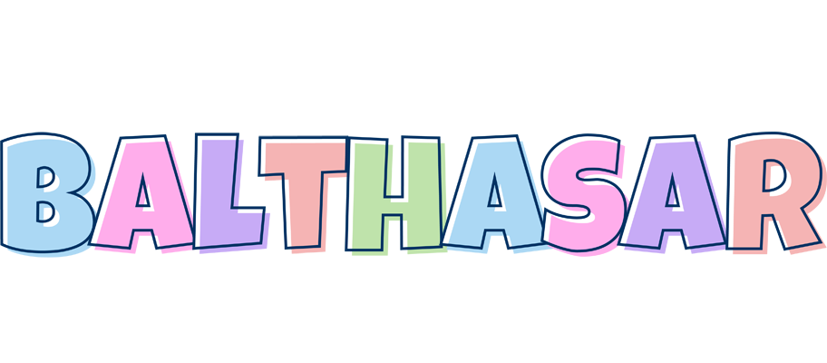 Balthasar pastel logo