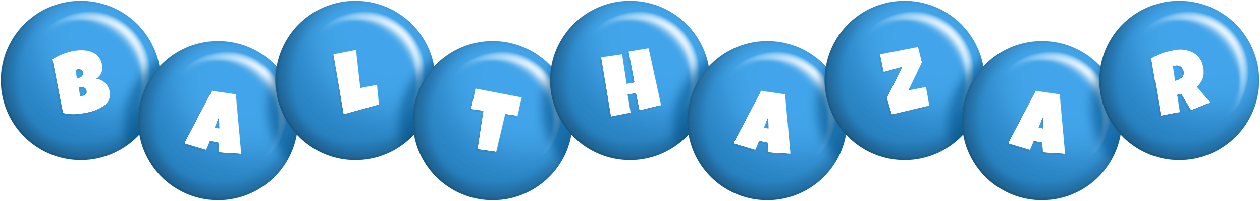 Balthazar candy-blue logo