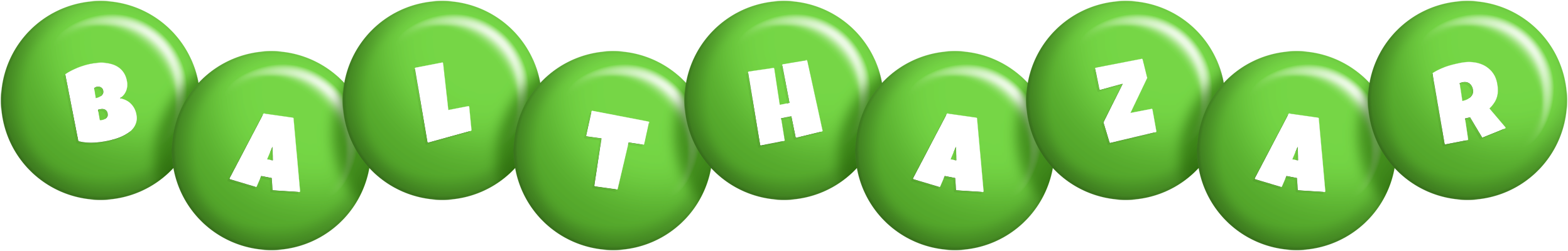 Balthazar candy-green logo