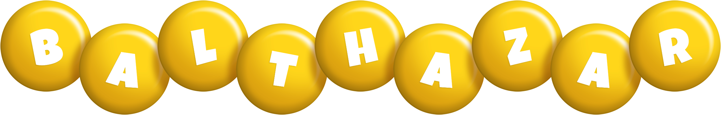 Balthazar candy-yellow logo