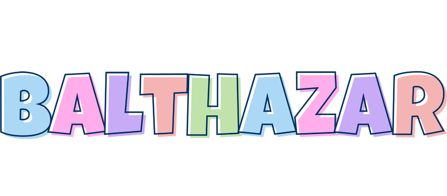 Balthazar pastel logo