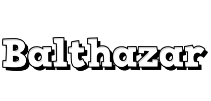 Balthazar snowing logo