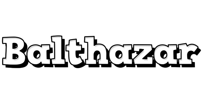 Balthazar snowing logo