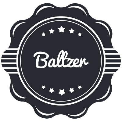 Baltzer badge logo