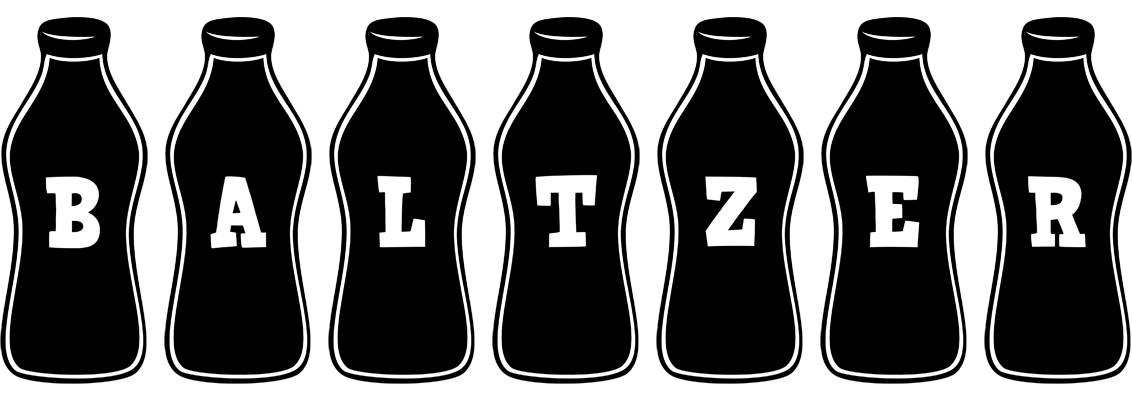 Baltzer bottle logo