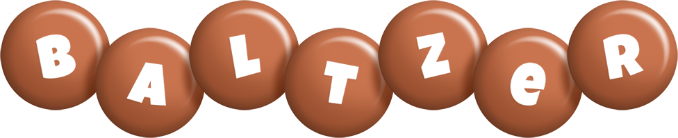 Baltzer candy-brown logo