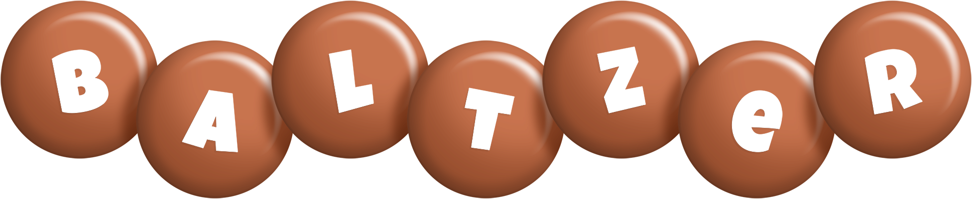 Baltzer candy-brown logo