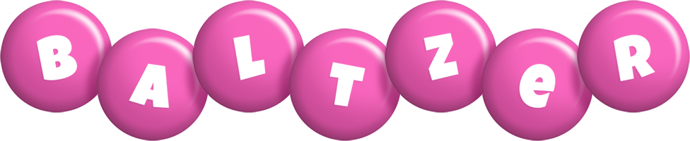 Baltzer candy-pink logo