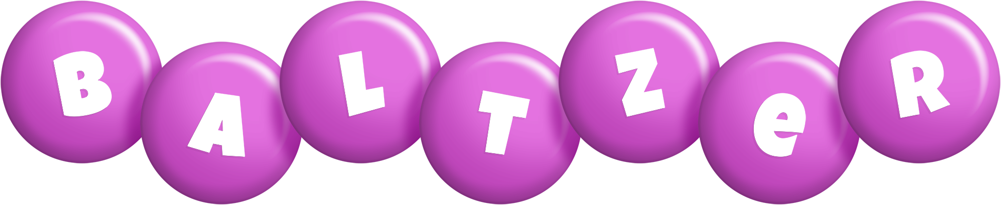 Baltzer candy-purple logo