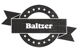 Baltzer grunge logo