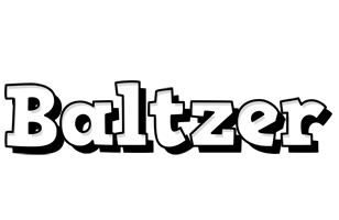 Baltzer snowing logo