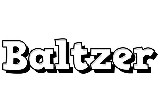 Baltzer snowing logo