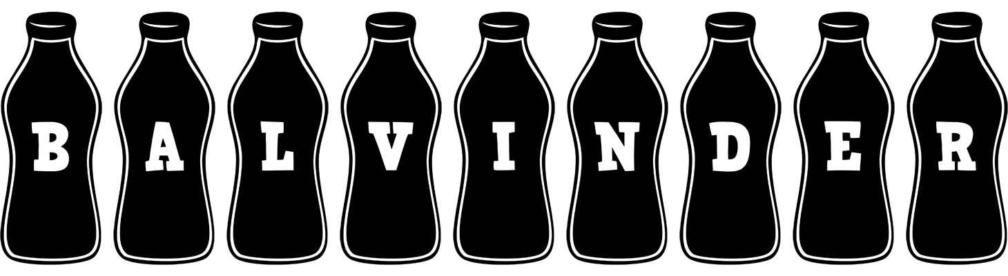 Balvinder bottle logo