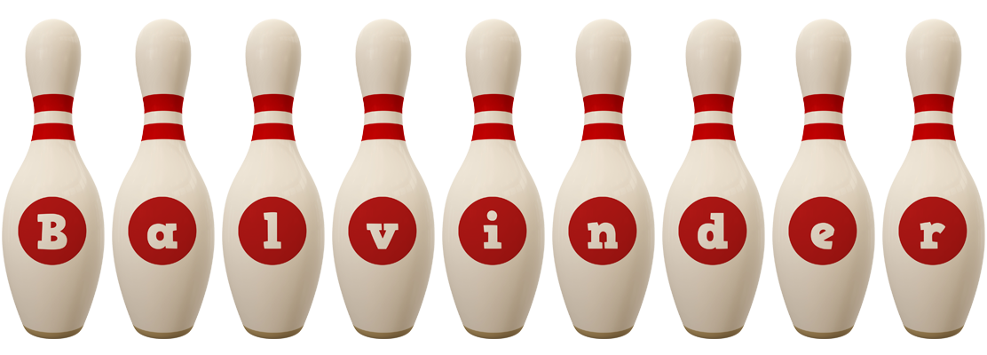 Balvinder bowling-pin logo