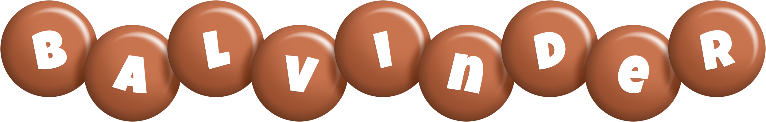 Balvinder candy-brown logo