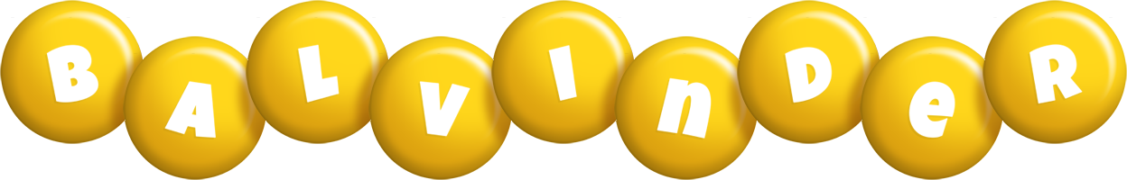 Balvinder candy-yellow logo