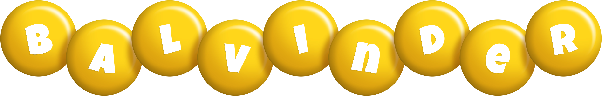 Balvinder candy-yellow logo