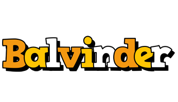 Balvinder cartoon logo