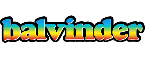 Balvinder color logo