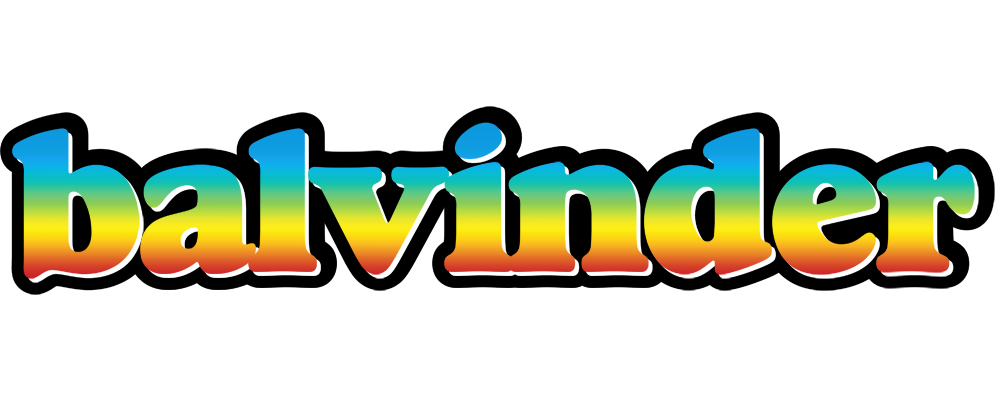 Balvinder color logo