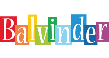 Balvinder colors logo