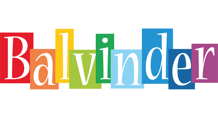 Balvinder colors logo