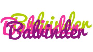 Balvinder flowers logo