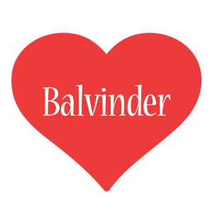 Balvinder love logo