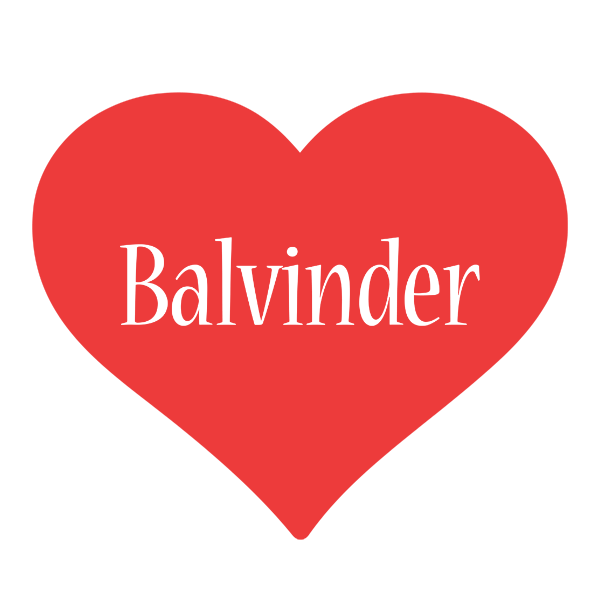 Balvinder love logo