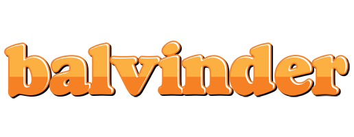 Balvinder orange logo